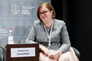 Екатерина Шугрина выступила на Петербургском международном юридическом форуме