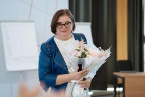 Екатерина Шугрина выступила перед участниками программы «Время героев»